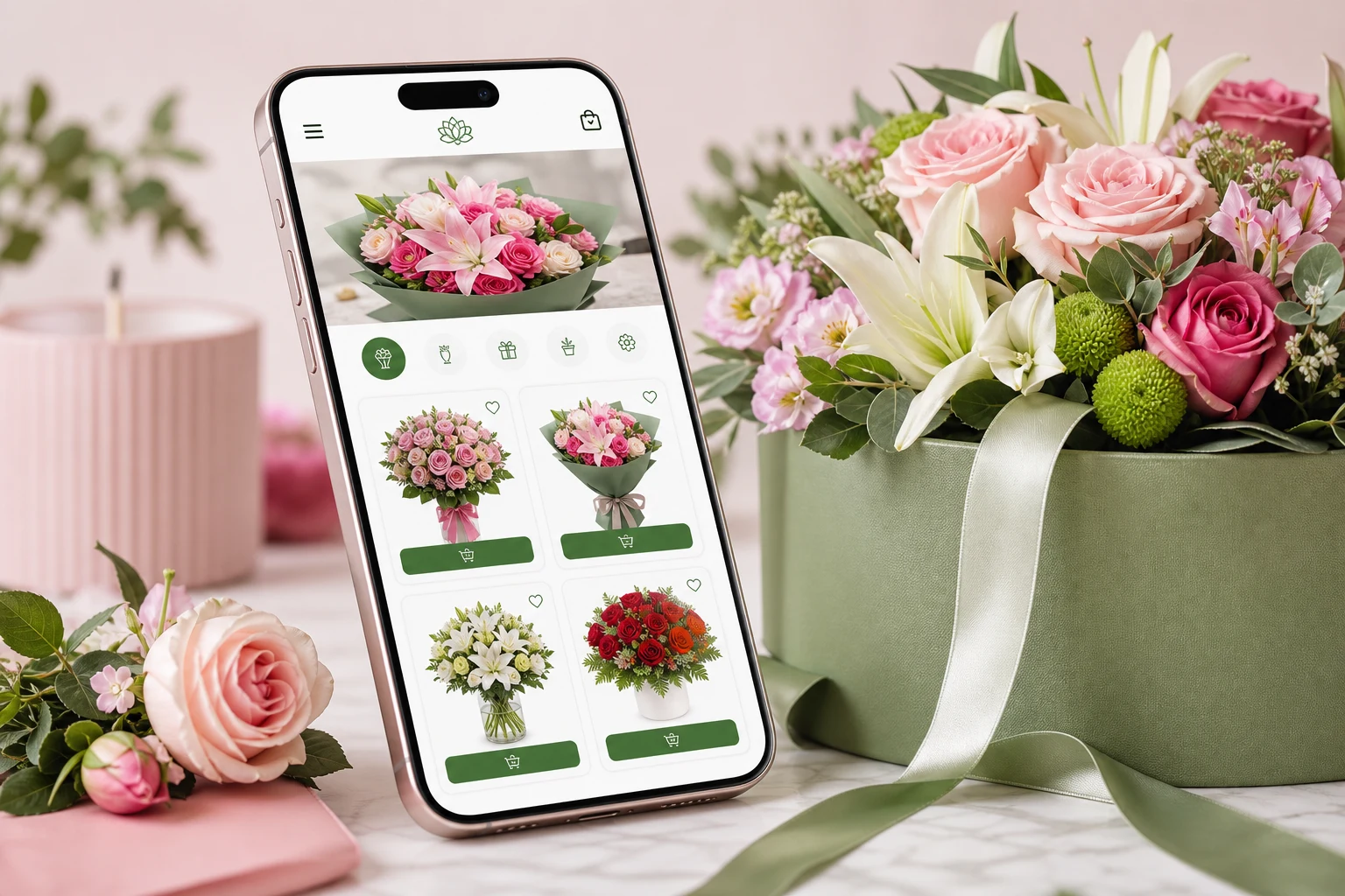 Megaflowers — мобильное приложение